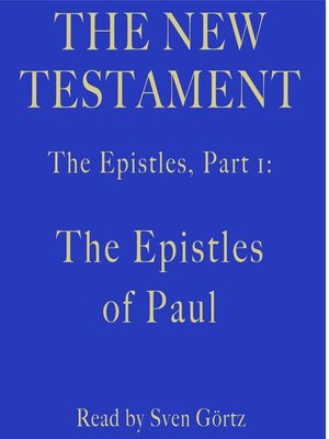 cover image of The Epistles, Part 1